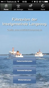 Fährzeiten Langeoog Screenshots 2