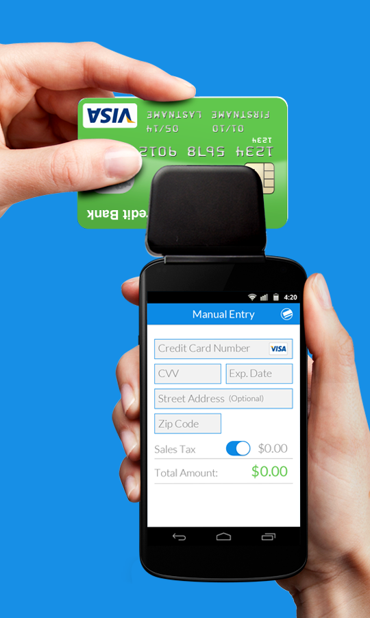 Credit Card Scanner Screen 1