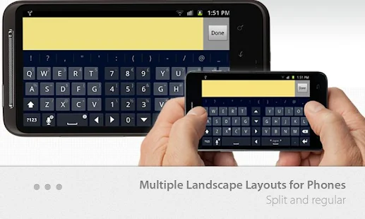 Thumb Keyboard Screenshot