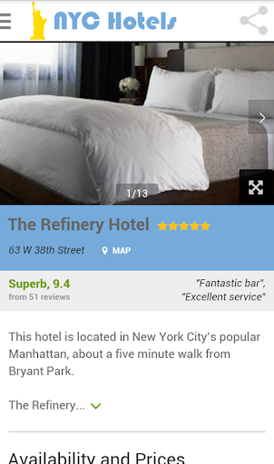 【免費旅遊App】New York Hotels-APP點子