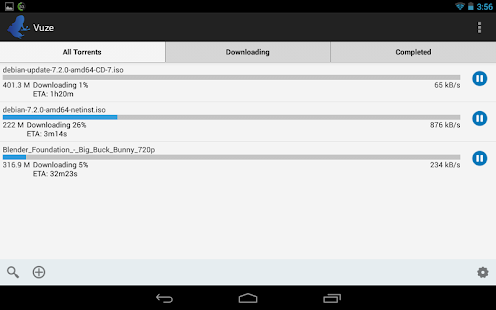 Vuze Torrent Downloader screenshot 1