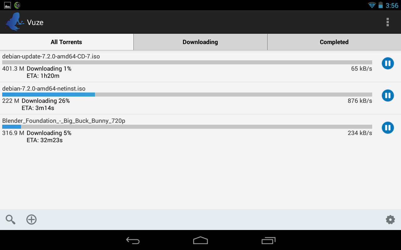 Vuze Torrent Downloader - screenshot