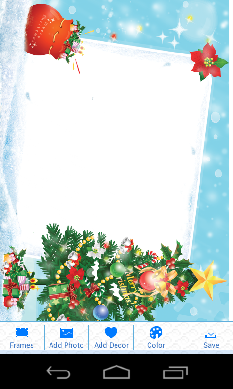 Christmas Photo Frames Screen 1