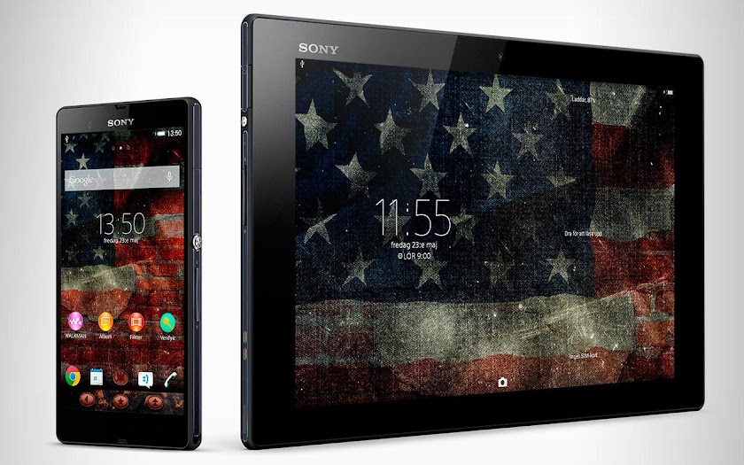 XPERIA™ Tattered Stripes Theme Screen 3