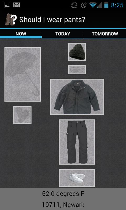 Should I Wear Pants? Screen 2