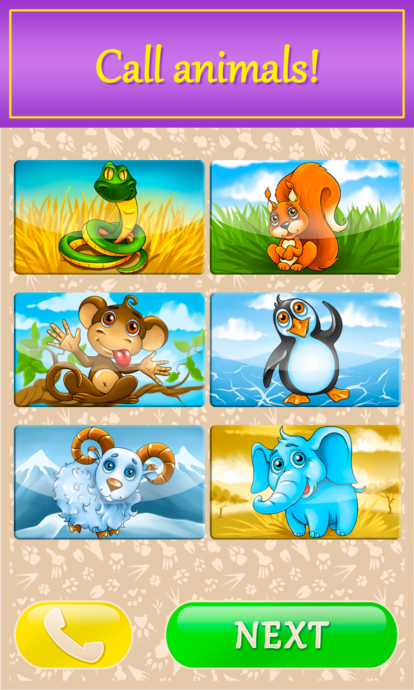Kids baby phone with animals Screen 2