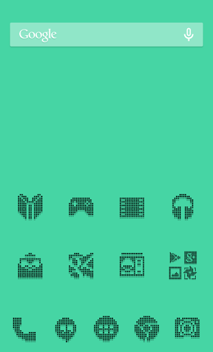 【免費個人化App】1-BIT BLACK Icon Theme-APP點子