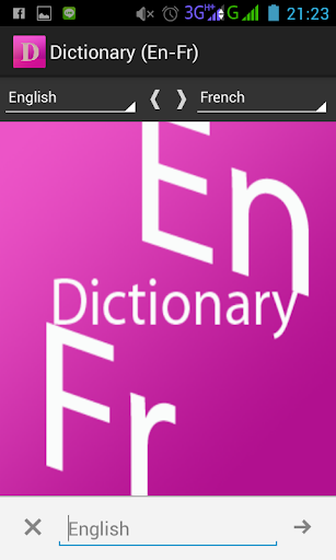 Dictionary En-Fr