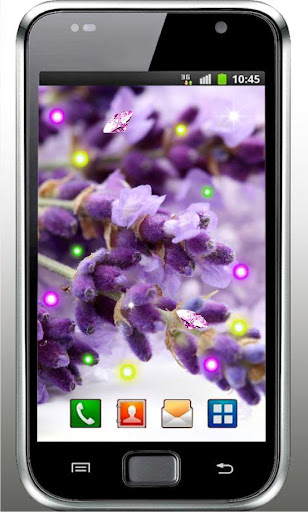 Lavender Music live wallpaper