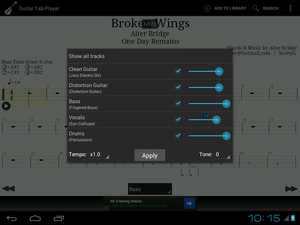 guitar for application chord pc Player PC  choilieng.com Tab  for Guitar Download