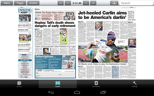 【免費新聞App】The Rugby Paper, English Ed.-APP點子