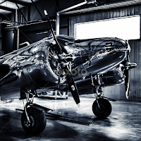 Silver Girl by Rob Baker - Transportation Airplanes