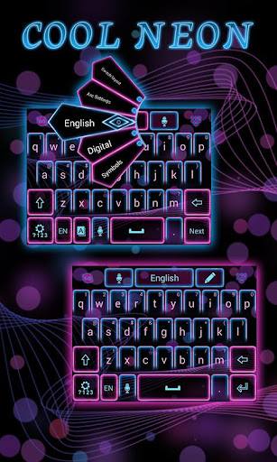 【免費工具App】Cool Neon GO Keyboard Theme-APP點子