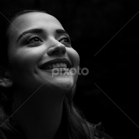 Maleficent Inspired~Smile by Alejo Cedeno - Black & White Portraits & People
