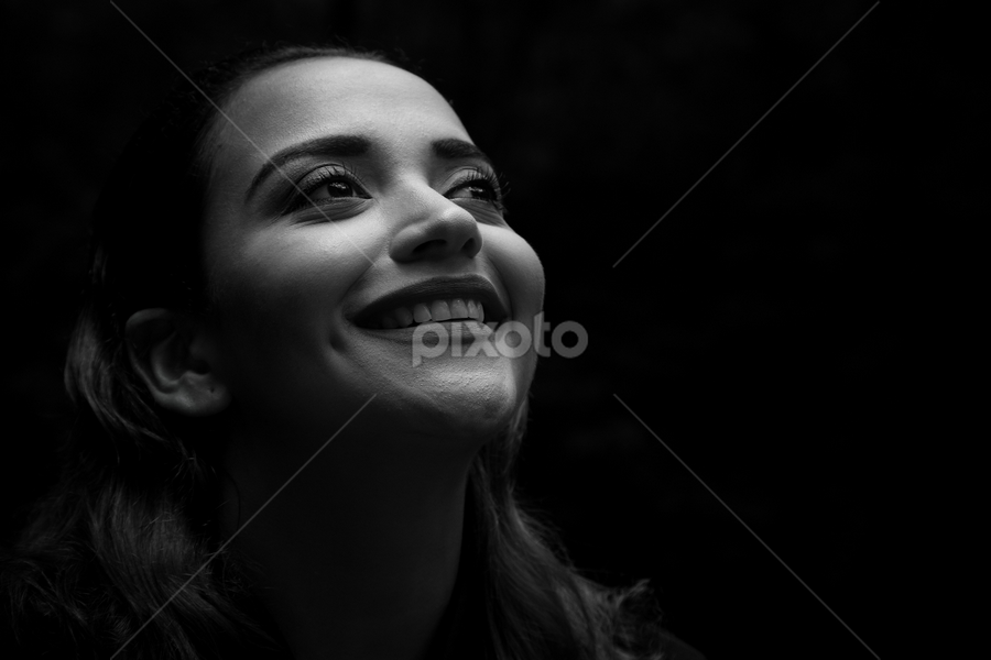Maleficent Inspired~Smile by Alejo Cedeno - Black & White Portraits & People