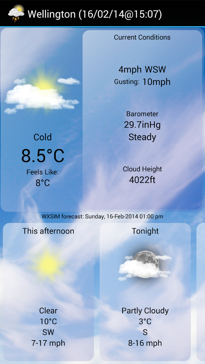 WeatherView Elite Screen 2