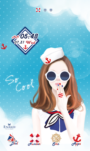 CUKI Themes Summer Marine Girl