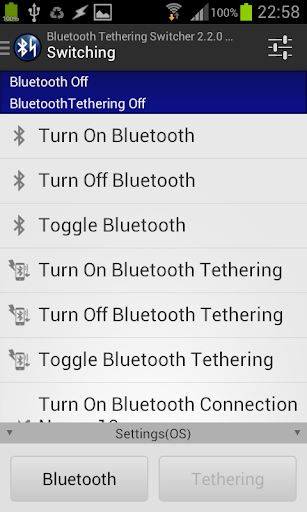 【免費工具App】Bluetooth Tethering Switcher-APP點子