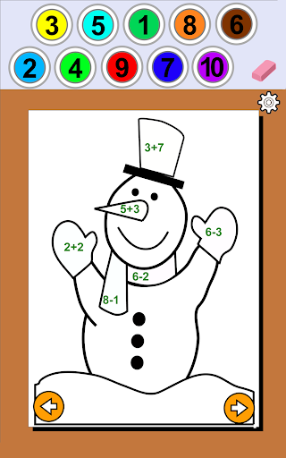 【免費教育App】Christmas Math Coloring Book-APP點子