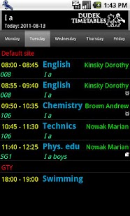 Free School Timetable Browser APK for PC