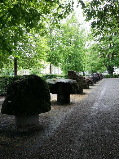 Rock Path at Historic Museum