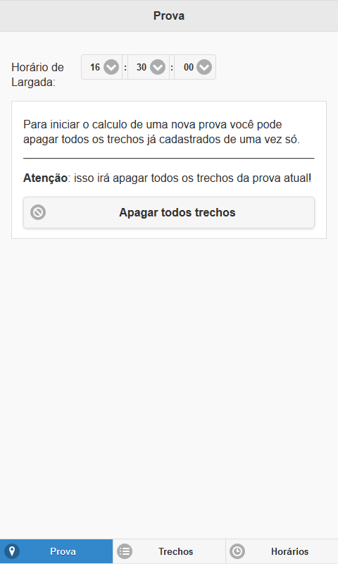 Cálculo de Enduro a Pé Screen 2