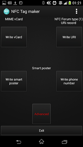 NFC Tag maker HEXEDIT