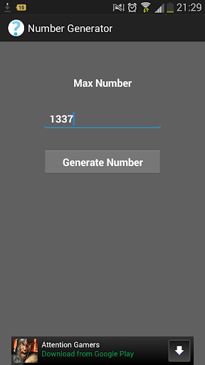 Random Number Generator