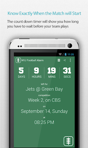 NYJ Football Alarm