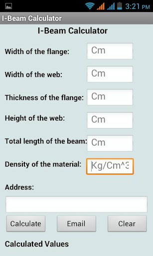 I - Beam Calculator