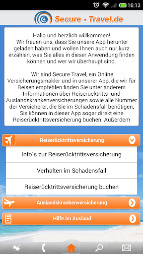 Secure-Travel Reise App