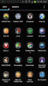 HD Icons: Dark Edges - Metal screenshot 3