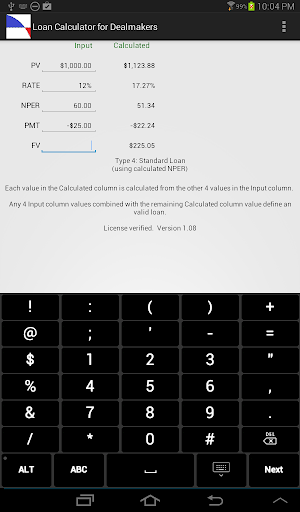 【免費商業App】Loan Calculator for Dealmakers-APP點子