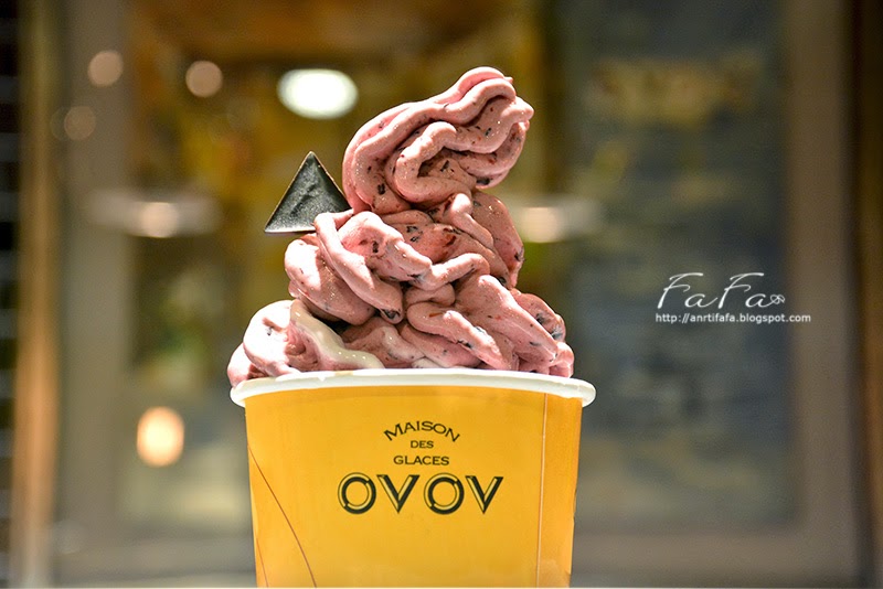 OVOV 義式手工水果冰淇淋。東區現點現製美味冰炫風