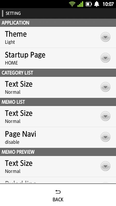 Simple memo pad - Nooote Screen 2