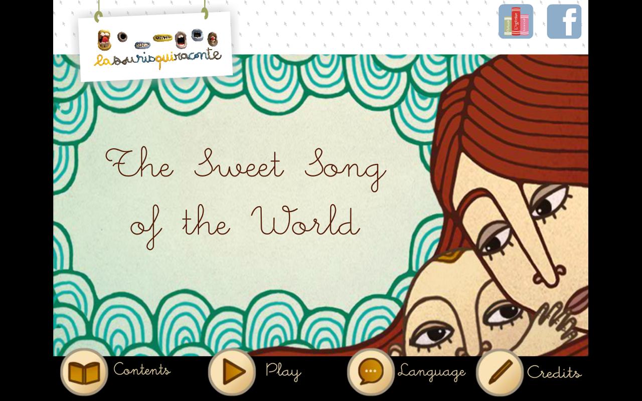 Android application The sweet song of the world screenshort