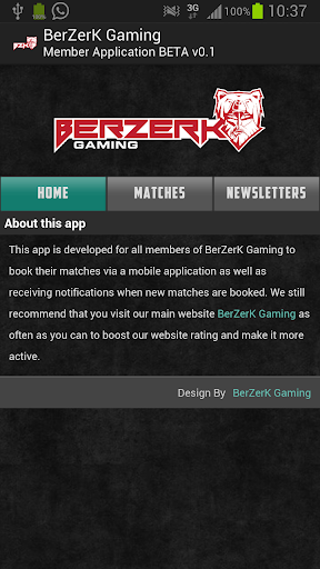 BerZerK Gaming - Members App