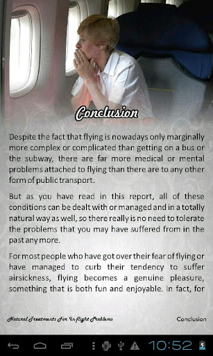 【免費健康App】Dealing With Flying Naturally-APP點子