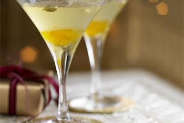 Bitter orange & cardamom martinis