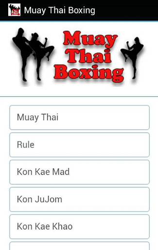 Muay Thai Boxing