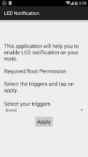 MOTO E LED Notification Screenshots 1