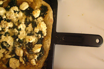 Goat Cheese, Spinach &amp;amp; Lemon Pizza