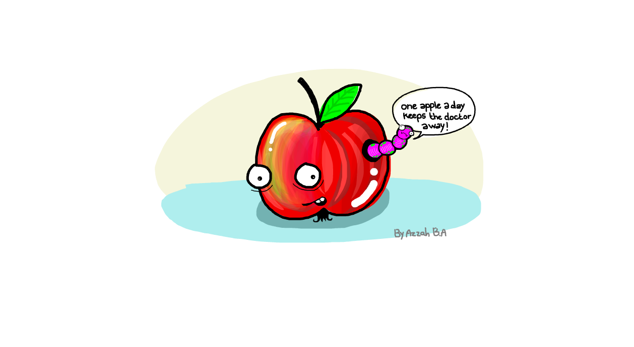 an apple a day ...