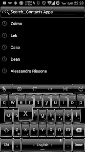 TouchPal Frame Silver skin