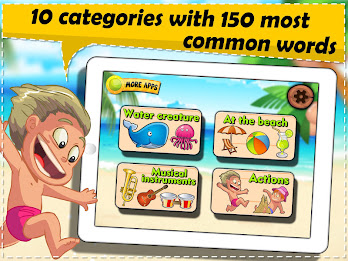 Learn english by flash cards poster 2