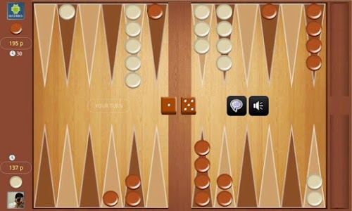 Android application Backgammon Online Tournament ! screenshort