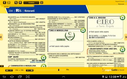 PagineGialle e-book Screenshots 7