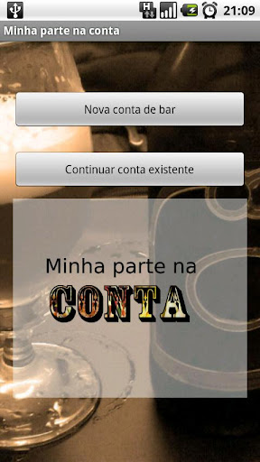 Minha parte na conta