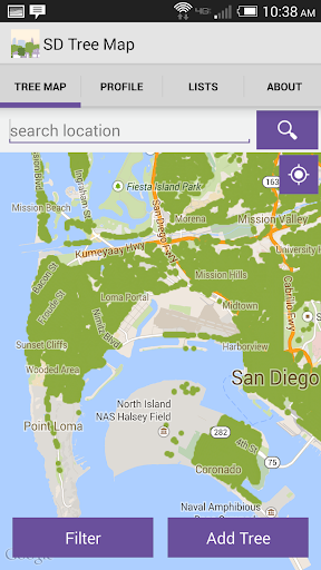San Diego County Tree Map