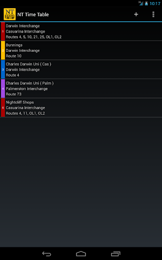 NT Time Table